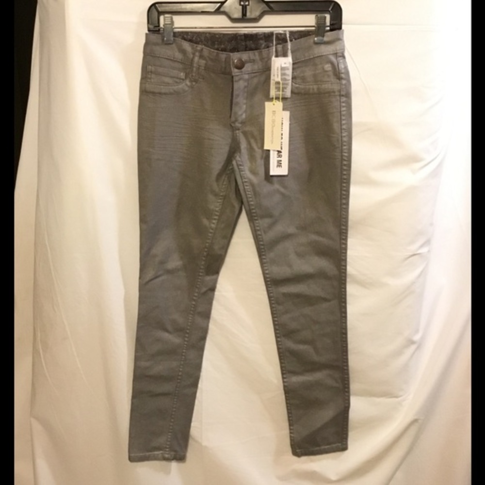 BCBGeneration Reversible Skinnies Gray Shimmer